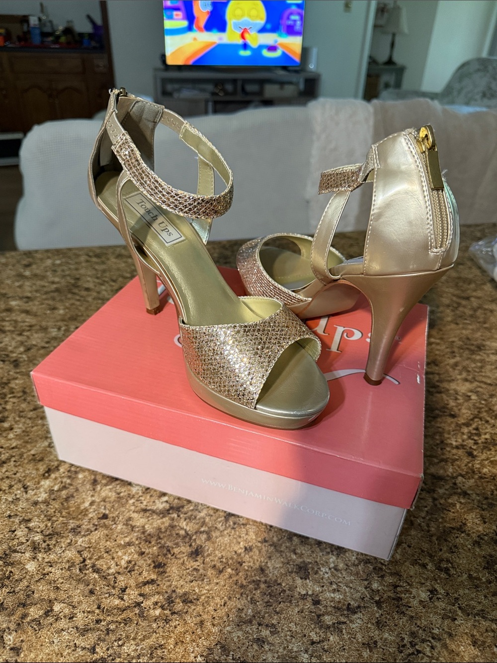 Champagne 3 3/4” Heel